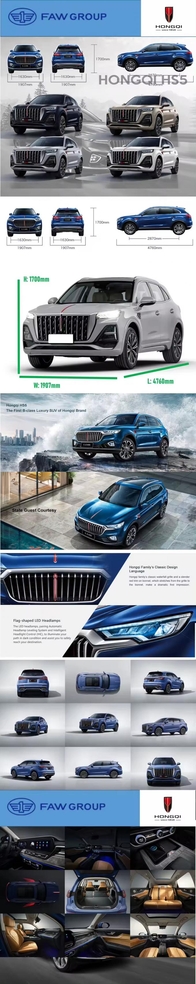 169 chevaux voiture chinoise Hongqi H51,5 litre Turbocharged berline 0